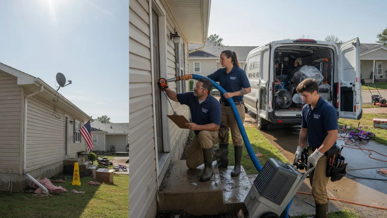 Ceiling Water Damage Restoration in Brady, TX near me